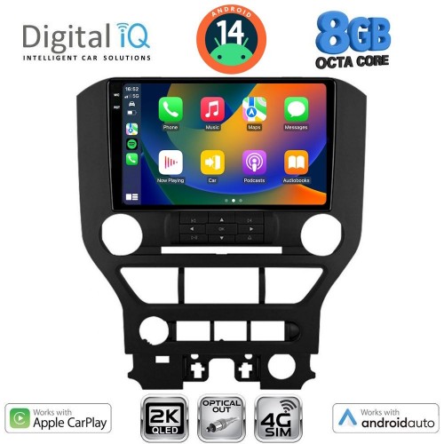 DIGITAL IQ BXK 20166_CPAA (9inc) MULTIMEDIA TABLET for FORD MUSTANG mod. 2015-2020