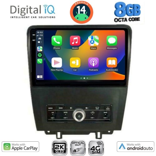 DIGITAL IQ BXK 20165_CPAA (9inc) MULTIMEDIA TABLET for FORD MUSTANG mod. 2010-2015