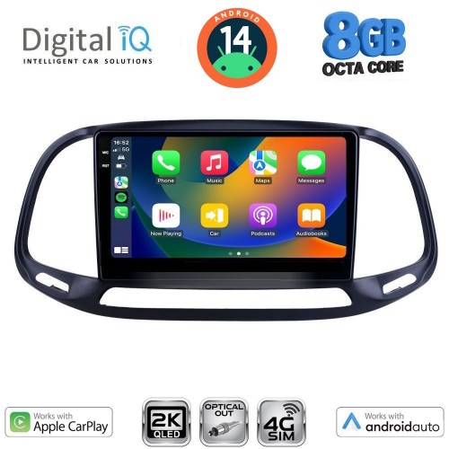 DIGITAL IQ BXK 20138_CPAA (9inc) MULTIMEDIA TABLET for FIAT DOBLO – OPEL COMBO mod. 2015-2018