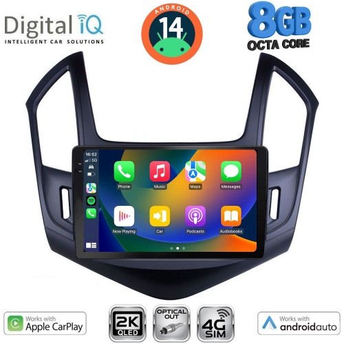 DIGITAL IQ BXK 20077_CPAA (9inc) MULTIMEDIA TABLET for CHEVROLET CRUZE mod. 2013-2015