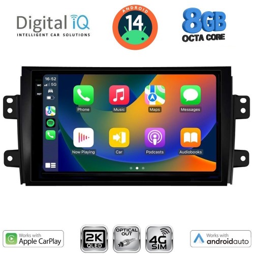 DIGITAL IQ BXK 20688_CPAA (9inc) MULTIMEDIA TABLET for FIAT SEDICI – SUZUKI SX4 mod. 2005-2013