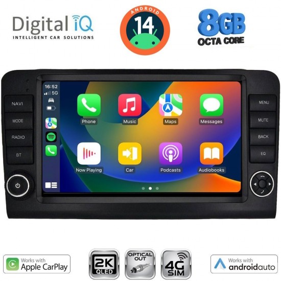 DIGITAL IQ BXK 20416_CPAA (9inc) MULTIMEDIA TABLET for MERCEDES ML (W164) – GL (X164) mod. 2005-2011