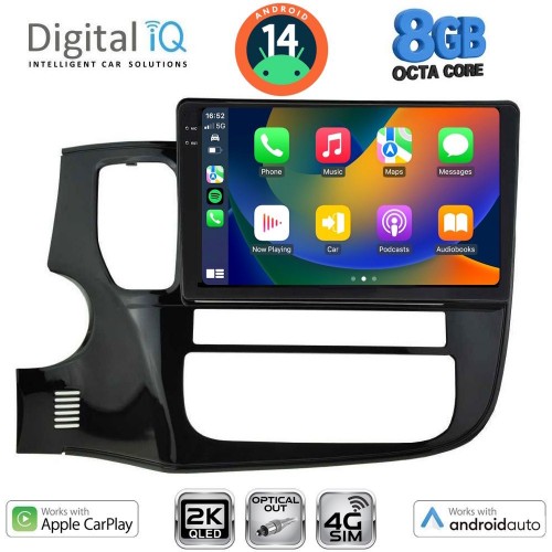 DIGITAL IQ BXK 20443_CPAA (10inc) MULTIMEDIA TABLET for MITSUBISHI OUTLANDER mod. 2013-2020