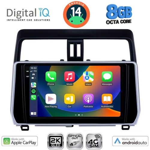 DIGITAL IQ BXK 20739_CPAA (10inc) MULTIMEDIA TABLET for TOYOTA LAND CRUISER mod. 2019-2023