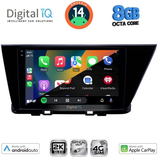 DIGITAL IQ BXK 20305_CPAA (9inc) MULTIMEDIA TABLET for KIA NIRO mod. 2017-2021