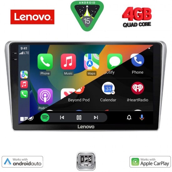 LENOVO LVE 8704SL_CPAA (9inc) MULTIMEDIA TABLET for TOYOTA AVENSIS (T25) mod. 2003-2009 (SILVER)