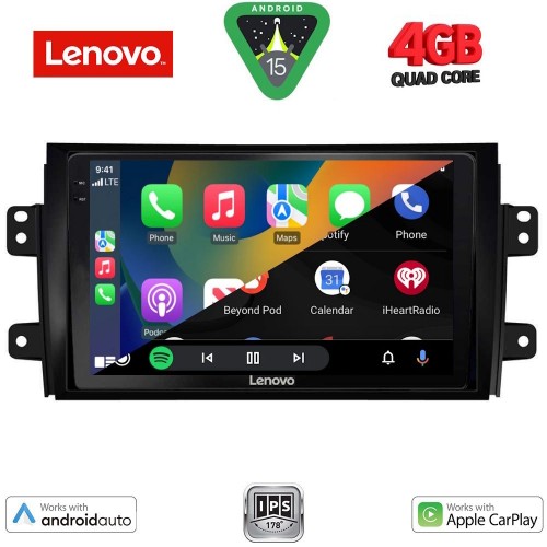 LENOVO LVE 8688_CPAA (9inc) MULTIMEDIA TABLET for FIAT SEDICI – SUZUKI SX4 mod. 2005-2013