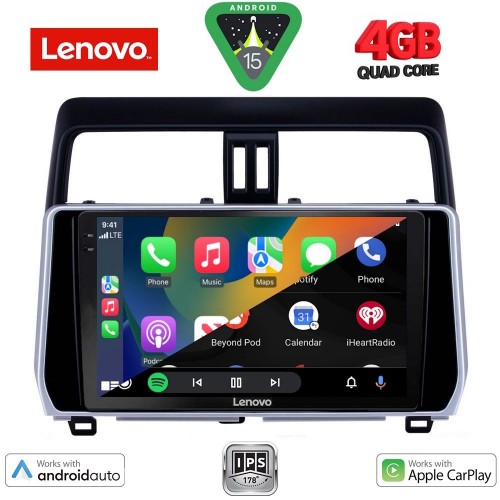 LENOVO LVE 8739_CPAA (10inc) MULTIMEDIA TABLET for TOYOTA LAND CRUISER mod. 2019-2023