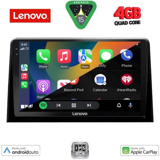 LENOVO LVE 8082_CPAA (10inc) MULTIMEDIA TABLET for CITROEN BERLINGO – OPEL COMBO – PEUGEOT PARTNER – TOYOTA PROACE mod. 2018-2026 - FIAT DOBLO mod. 2022-2026