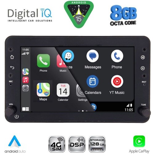 DIGITAL IQ BLM 759_CPA (7" DECK) MULTIMEDIA OEM for ALFA ROMEO 159 – SPIDER – BRERA mod. 2004-2012