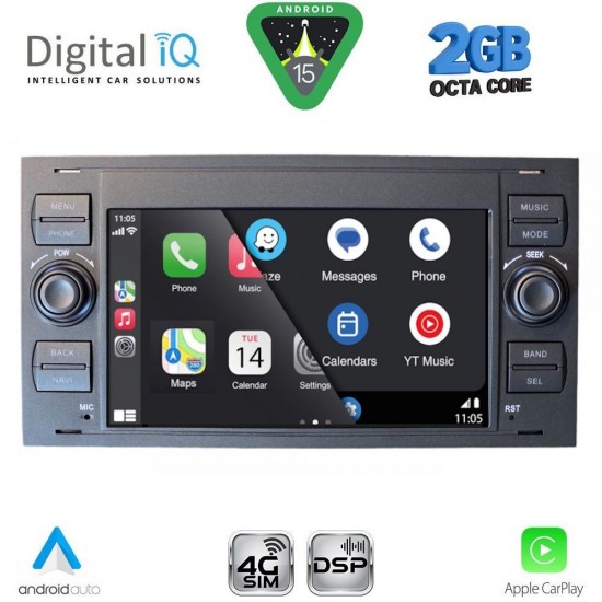 DIGITAL IQ BLF 302B_CPA (7" DECK) MULTIMEDIA SYSTEM for FORD mod. 2004-2008