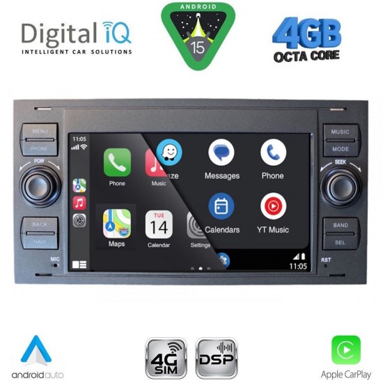 DIGITAL IQ BLG 402B_CPA (7" DECK) MULTIMEDIA SYSTEM for FORD mod. 2004-2008