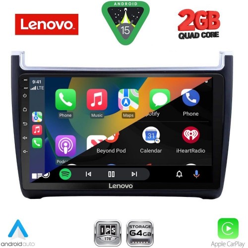 LENOVO LVD 2757_CPA (9inc) MULTIMEDIA TABLET for VW POLO mod. 2014-2017