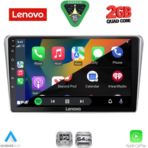 LENOVO LVD 2704SL_CPA (9inc) MULTIMEDIA TABLET for TOYOTA AVENSIS (T25) mod. 2003-2009 (SILVER)
