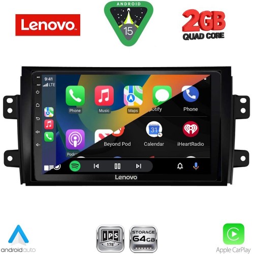 LENOVO LVD 2688_CPA (9inc) MULTIMEDIA TABLET for FIAT SEDICI – SUZUKI SX4 mod. 2005-2013