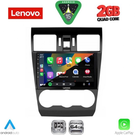 LENOVO LVD 2663_CPA (9inc) MULTIMEDIA TABLET for SUBARU FORESTER - IMPREZA - XV mod. 2013-2019