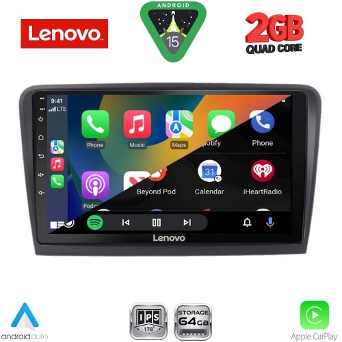 LENOVO LVD 2601_CPA (9inc) MULTIMEDIA TABLET for SKODA RAPID mod. 2012-2023 LENOVO LVD 2601_CPA (9inc) MULTIMEDIA TABLET for SKODA RAPID mod. 2012-2023