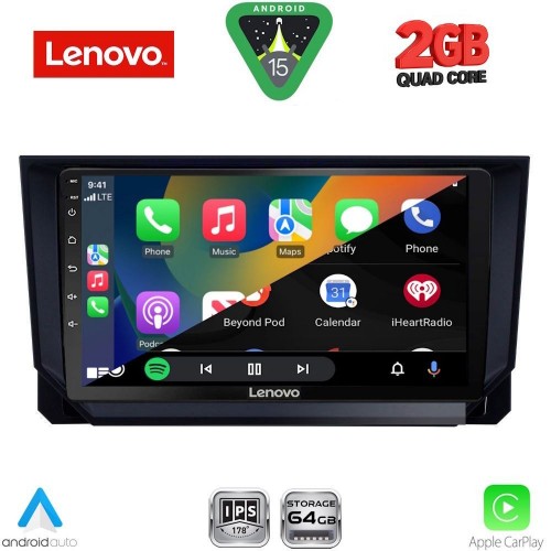 LENOVO LVD 2573_CPA (9inc) MULTIMEDIA TABLET for SEAT ARONA - IBIZA mod. 2018-2026