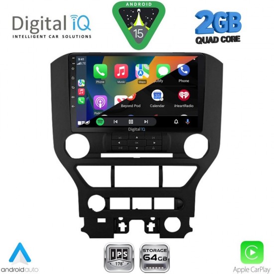 DIGITAL IQ RSD 1166_CPA (9inc) MULTIMEDIA TABLET for FORD MUSTANG mod. 2015-2020