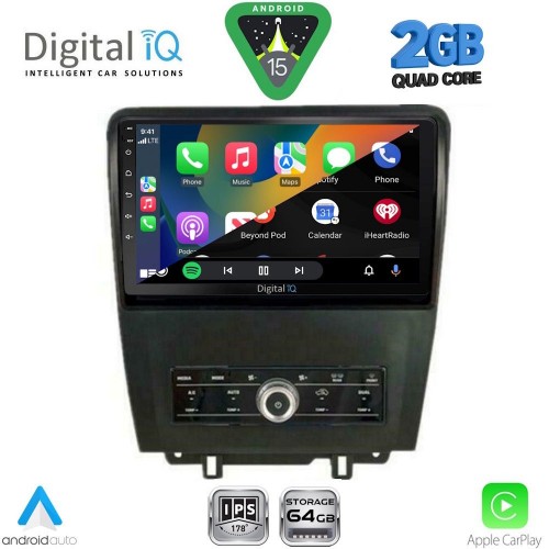 DIGITAL IQ RSD 1165_CPA (9inc) MULTIMEDIA TABLET for FORD MUSTANG mod. 2010-2015