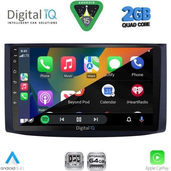 DIGITAL IQ RSD 1072_CPA (9inc) MULTIMEDIA TABLET for CHEVROLET AVEO mod. 2006-2010