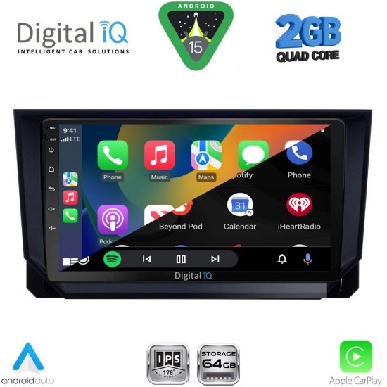 DIGITAL IQ RSD 1573_CPA (9inc) MULTIMEDIA TABLET for SEAT ARONA - IBIZA mod. 2018-2026