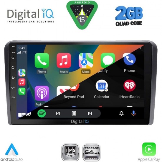 DIGITAL IQ RSD 1514_CPA (9inc) MULTIMEDIA TABLET for PEUGEOT 308 mod. 2013-2021