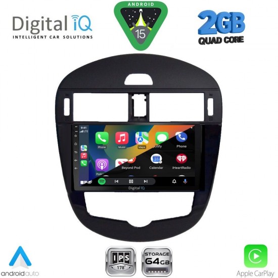 DIGITAL IQ RSD 1470_CPA CLIMA (9inc) MULTIMEDIA TABLET for NISSAN PULSAR mod. 2014-2020