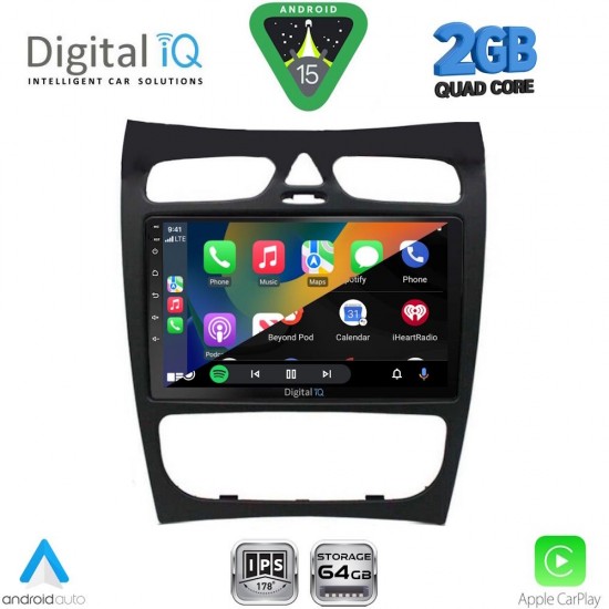 DIGITAL IQ RSD 1406_CPA (9inc) MUTIMEDIA TABLET for MERCEDES CLK (W209) mod. 2000-2004