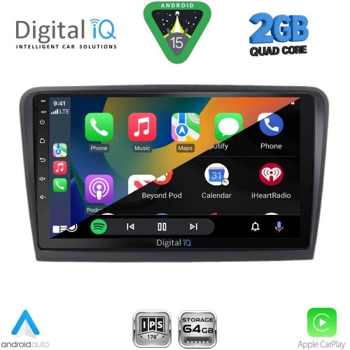 DIGITAL IQ RSD 1601_CPA (9inc) MULTIMEDIA TABLET for SKODA RAPID mod. 2012-2023 DIGITAL IQ RSD 1601_CPA (9inc) MULTIMEDIA TABLET for SKODA RAPID mod. 2012-2023