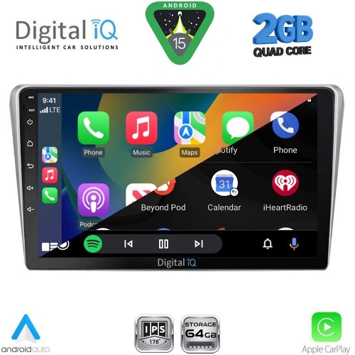 DIGITAL IQ RSD 1704SL_CPA (9inc) MULTIMEDIA TABLET for TOYOTA AVENSIS (T25) mod. 2003-2009 (SILVER)