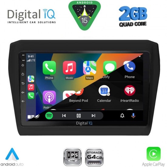 DIGITAL IQ RSD 1686_CPA (9inc) MULTIMEDIA TABLET for SUZUKI SWIFT mod. 2017-2026