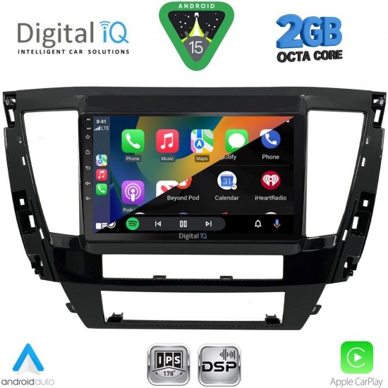 DIGITAL IQ RSF 4447S_CPA (9inc) MULTIMEDIA TABLET for MITSUBISHI PAJERO SPORT mod. 2020-2026