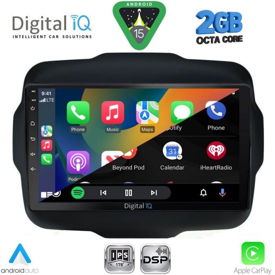 DIGITAL IQ RSF 4290_CPA (9inc) MULTIMEDIA TABLET for JEEP RENEGADE mod. 2014-2025 DIGITAL IQ RSF 4290_CPA (9inc) MULTIMEDIA TABLET for JEEP RENEGADE mod. 2014-2025