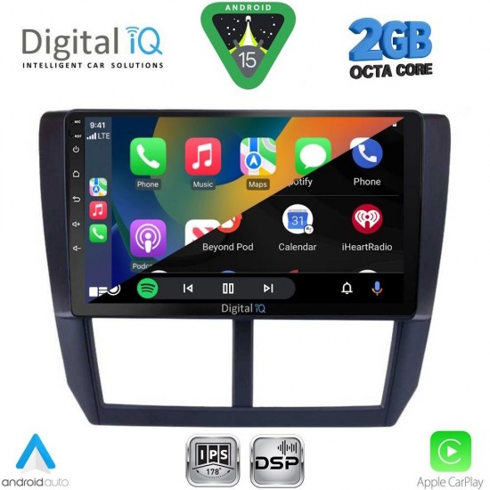DIGITAL IQ RSF 4662_CPA (9inc) MULTIMEDIA TABLET for SUBARU FORESTER - IMPREZA - XV mod. 2008-2013