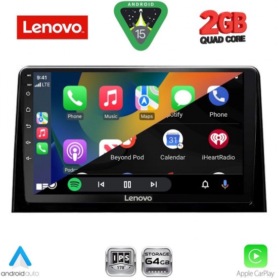 LENOVO LVD 2082_CPA (10inc) MULTIMEDIA TABLET for CITROEN BERLINGO – OPEL COMBO – PEUGEOT PARTNER – TOYOTA PROACE mod. 2018-2026 - FIAT DOBLO mod. 2022-2026