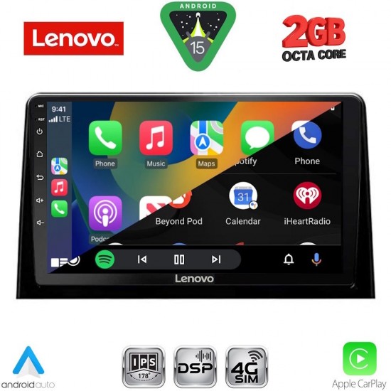 LENOVO LVF 5082_CPA (10inc) MULTIMEDIA TABLET for CITROEN BERLINGO – OPEL COMBO – PEUGEOT PARTNER – TOYOTA PROACE mod. 2018-2026 - FIAT DOBLO mod. 2022-2026