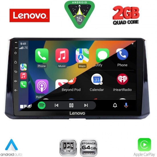 LENOVO LVD 2716_CPA (10inc) MULTIMEDIA TABLET for TOYOTA COROLLA mod. 2019-2026