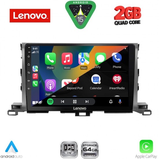 LENOVO LVD 2700_CPA (10inc) MULTIMEDIA TABLET for TOYOTA HIGHLANDER mod. 2014-2019