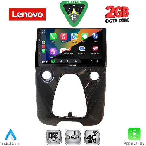 LENOVO LVF 5708_CPA A/C (10inc) MULTIMEDIA TABLET for CITROEN C1-PEUGEOT 108-TOYOTA AYGO mod. 2014-2022