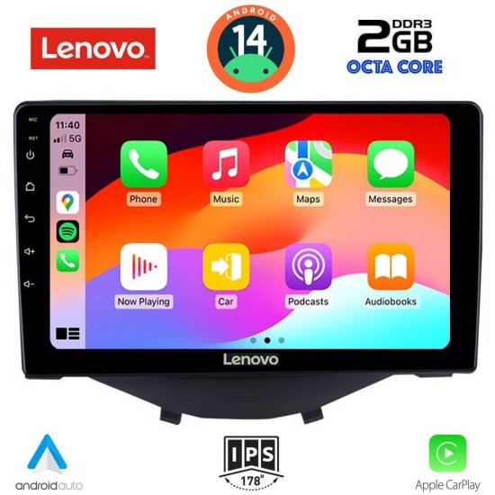 LENOVO LVF 5715_CPA CLIMA-A/C (9inc) MULTIMEDIA TABLET for CITROEN C1-PEUGEOT 108-TOYOTA AYGO mod. 2014-2022