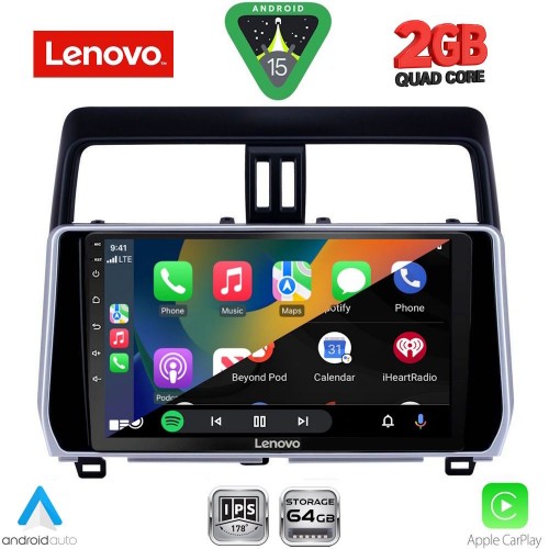 LENOVO LVD 2739_CPA (10inc) MULTIMEDIA TABLET for TOYOTA LAND CRUISER mod. 2019-2023