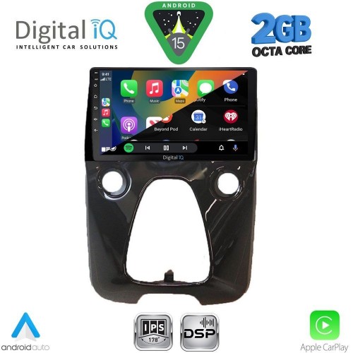 DIGITAL IQ RSF 4708_CPA A/C (10inc) MULTIMEDIA TABLET for CITROEN C1-PEUGEOT 108-TOYOTA AYGO mod. 2014-2022