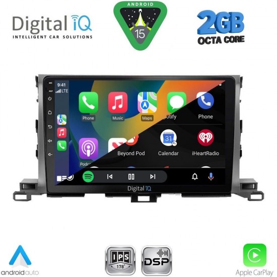DIGITAL IQ RSF 4700_CPA (10inc) MULTIMEDIA TABLET for TOYOTA HIGHLANDER mod. 2014-2019