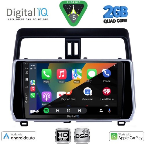 DIGITAL IQ BXC 3739_CPAA (10inc) MULTIMEDIA TABLET for TOYOTA LAND CRUISER mod. 2019-2023