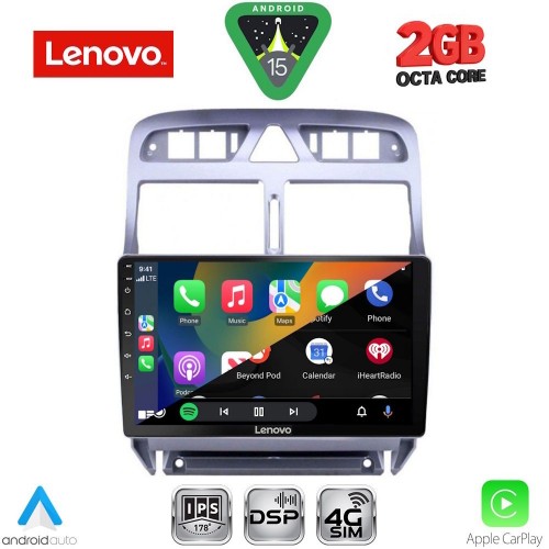 LENOVO LVF 5512_GPS (9inc) MULTIMEDIA TABLET for PEUGEOT 307 mod. 2001-2008