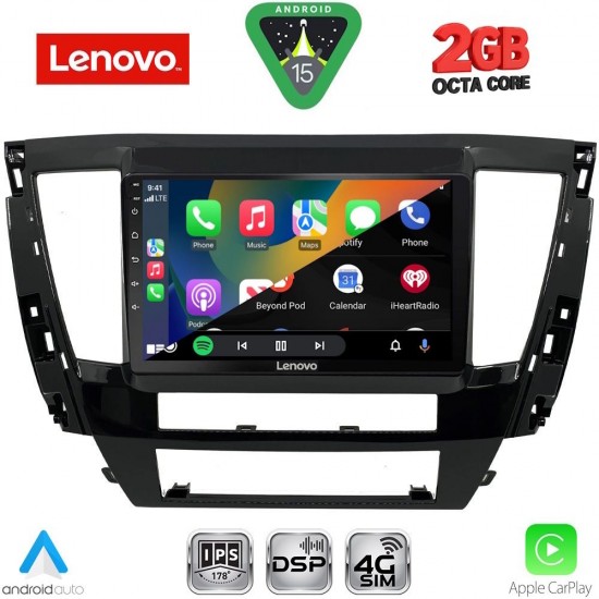 LENOVO LVF 5447S_CPA (9inc) MULTIMEDIA TABLET for MITSUBISHI PAJERO SPORT mod. 2020-2026