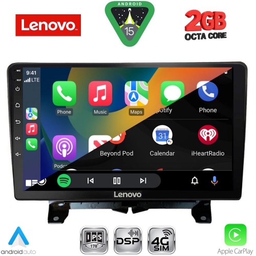 LENOVO LVF 5332_CPA (9inc) MULTIMEDIA TABLET for LAND ROVER DISCOVERY 3 - RANGE ROVER SPORT mod. 2004-2009
