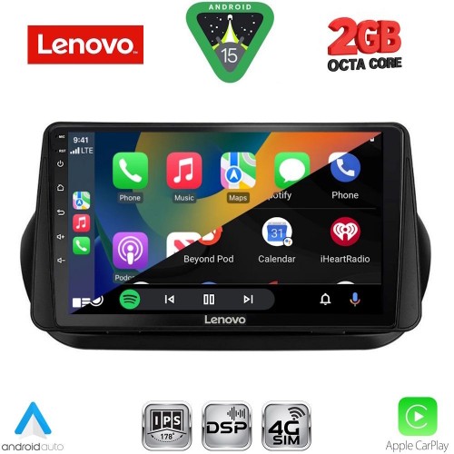 LENOVO LVF 5142_CPA (9inc) MULTIMEDIA TABLET for CITROEN – FIAT – PEUGEOT mod. 2008-2018