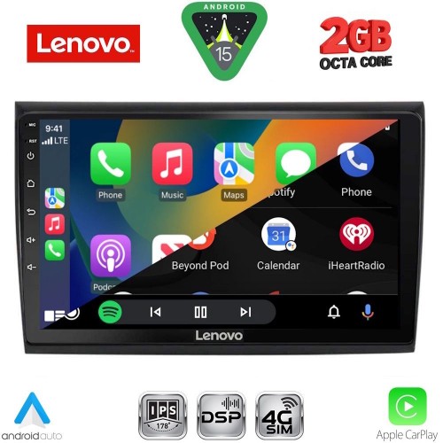 LENOVO LVF 5136_CPA (9inc) MULTIMEDIA TABLET for FIAT BRAVO mod. 2007-2019